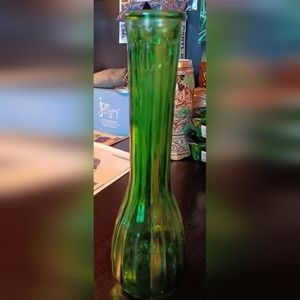 GREEN BUD VASE